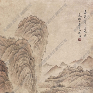 陸治國(guó)畫 山水 (1) 高清大圖下載