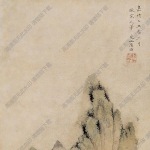 陸治國(guó)畫 山水 (5) 高清大圖下載