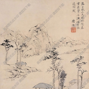 陸治國(guó)畫 山水 (7) 高清大圖下載