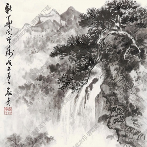 俞子才國(guó)畫 山水 (13) 高清大圖下載