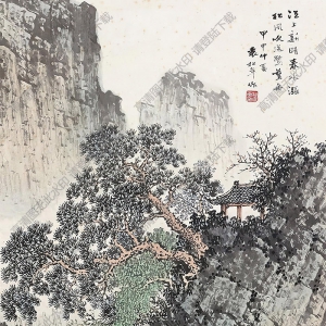 袁松年國(guó)畫 山水 (1) 高清大圖下載