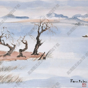 方君璧作品 風(fēng)景 高清大圖下載