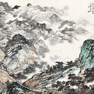 余任天作品 天臺(tái)山 高清大圖下載