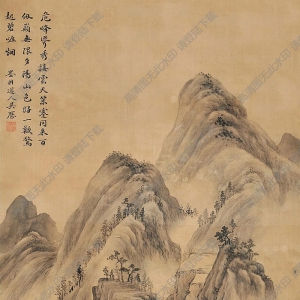 吳歷國(guó)畫(huà) 山水 (1) 高清大圖下載