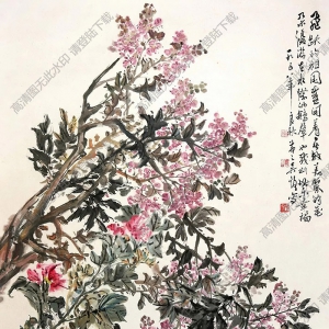 吳茀之作品 鵝戲圖 高清大圖下載