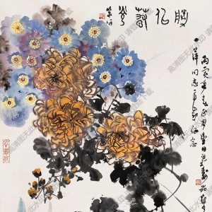 鄭乃珖作品 花卉 高清大圖下載