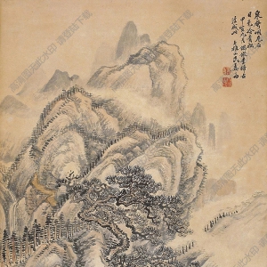 姜筠國(guó)畫(huà) 山水 (6) 高清大圖下載