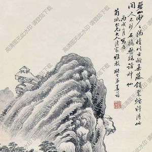 姜筠國(guó)畫(huà) 山水 (8) 高清大圖下載