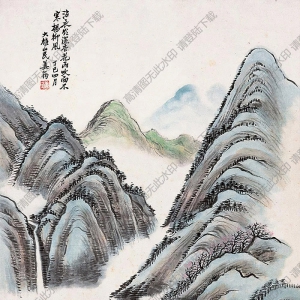 姜筠國(guó)畫(huà) 山水 (11) 高清大圖下載