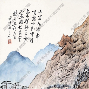 徐世昌國(guó)畫(huà) 山水 (4) 高清大圖下載