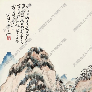 徐世昌國(guó)畫(huà) 山水 (7) 高清大圖下載