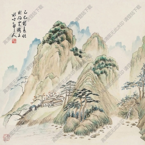 徐世昌國(guó)畫(huà) 溪山幽居 高清大圖下載