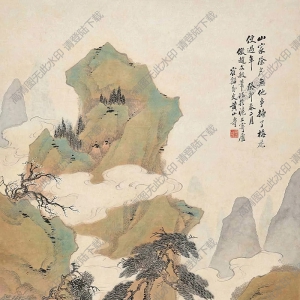 黃山壽作品 插了梅花便過(guò)年 高清大圖下載