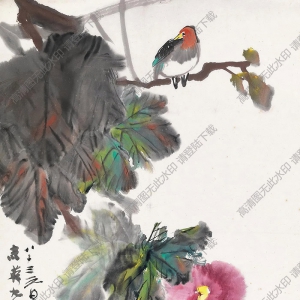 李瓊久國(guó)畫 花鳥 (4) 高清大圖下載